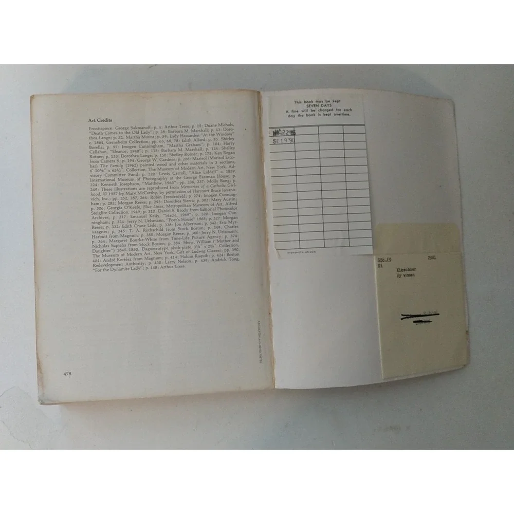 by women: An Anthology of Literature By L. H. Kirschner & Marcia Folsom PB 1976